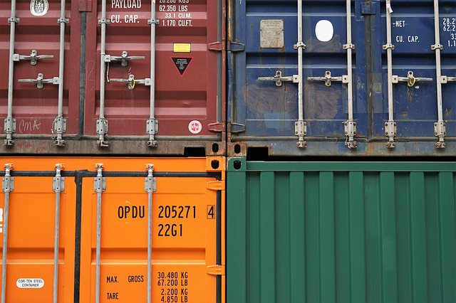 kontejnery na převážení zboží